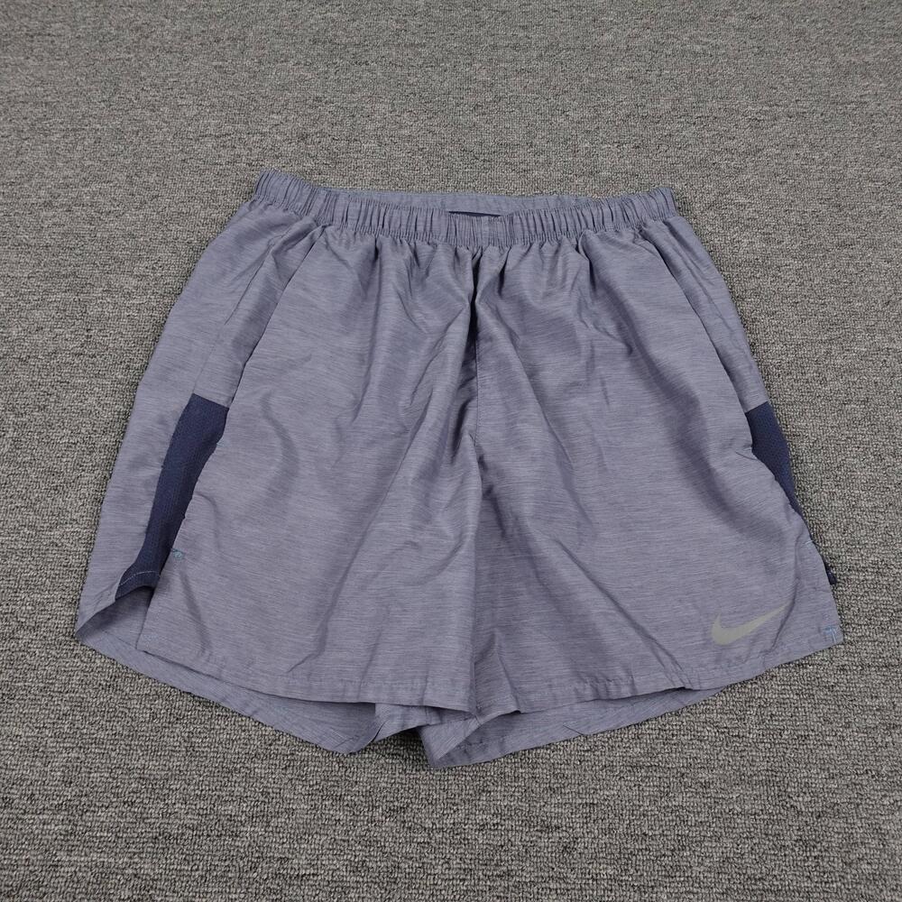 Nike Dri-FIT Shorts Womens Small Blue Lined Running 5 Inseam Athletic Training